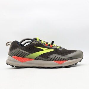 Brooks Cascadia 15 Trail Running Men's Size 10 EE Black Green Shoes 1103402E076